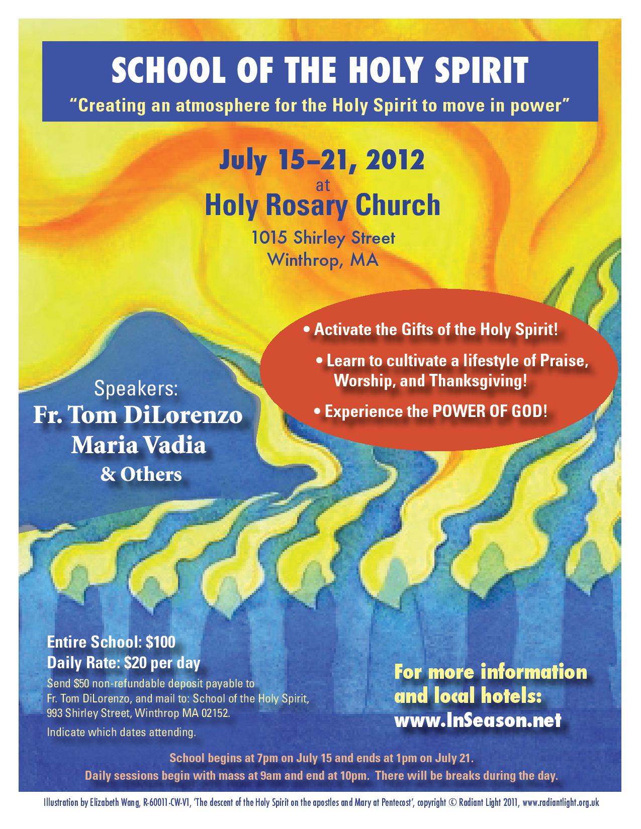 School of the Holy Spirit Flyer Image